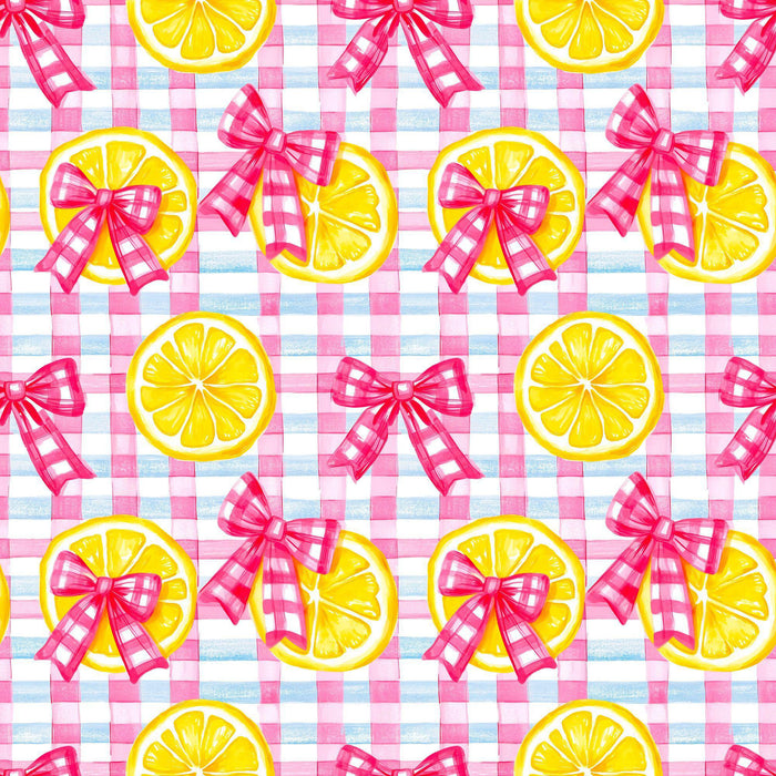 Printed Vinyl - Summer Lemons | Printed Vinyl from The Glitter Guy