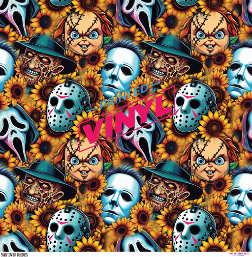 Printed Vinyl - Sunflower Baddies | Printed Vinyl from The Glitter Guy