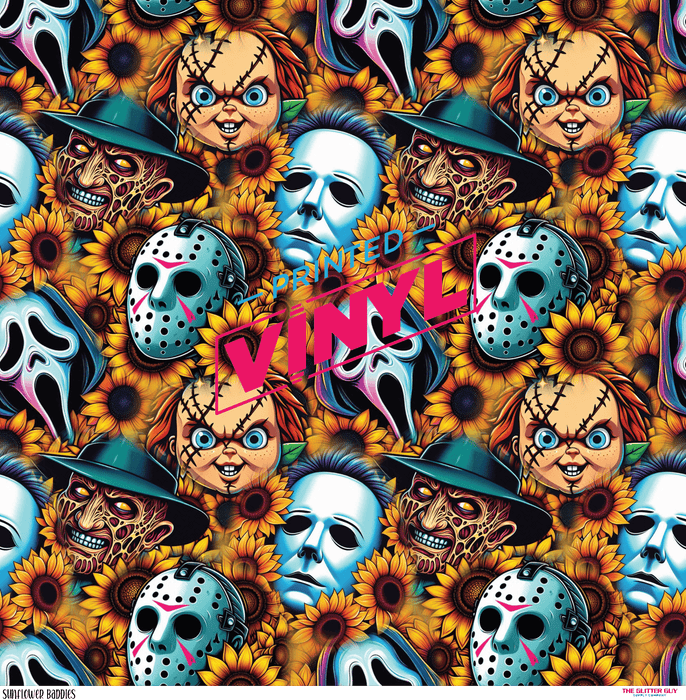 Printed Vinyl - Sunflower Baddies | Printed Vinyl from The Glitter Guy