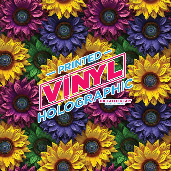 Printed Vinyl - Sunflower Colors | Printed Vinyl from The Glitter Guy