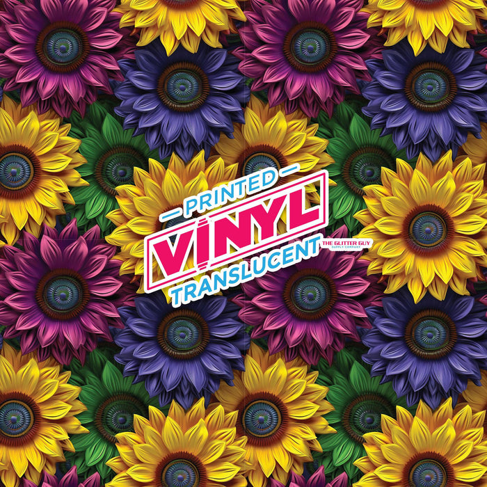 Printed Vinyl - Sunflower Colors | Printed Vinyl from The Glitter Guy