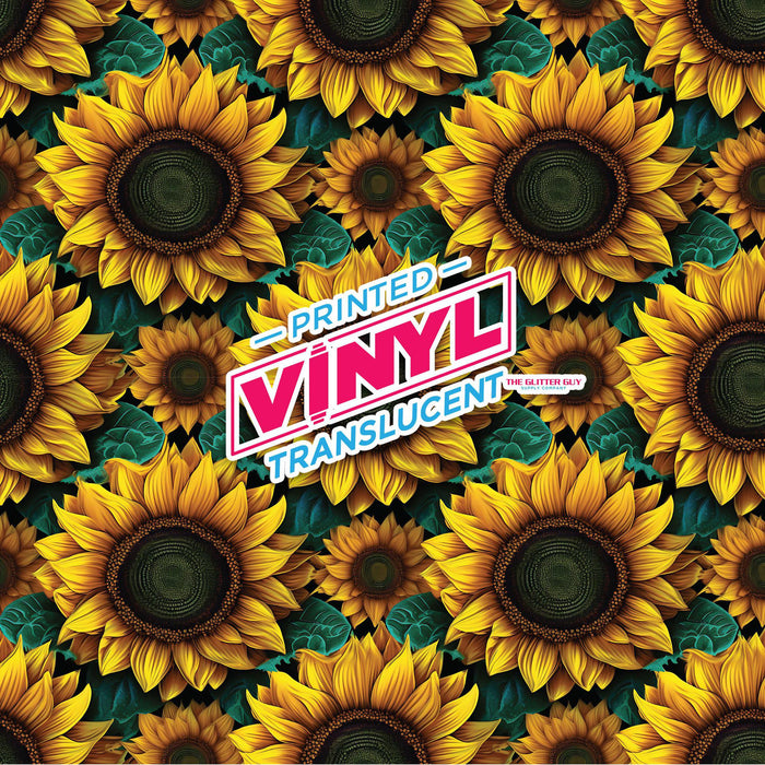 Printed Vinyl - Sunflowers | Printed Vinyl from The Glitter Guy