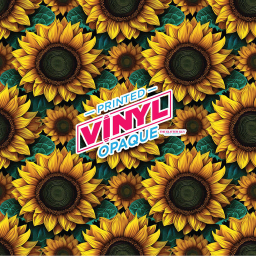 Printed Vinyl - Sunflowers | Printed Vinyl from The Glitter Guy