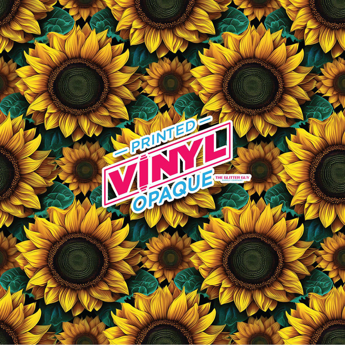 Printed Vinyl - Sunflowers | Printed Vinyl from The Glitter Guy