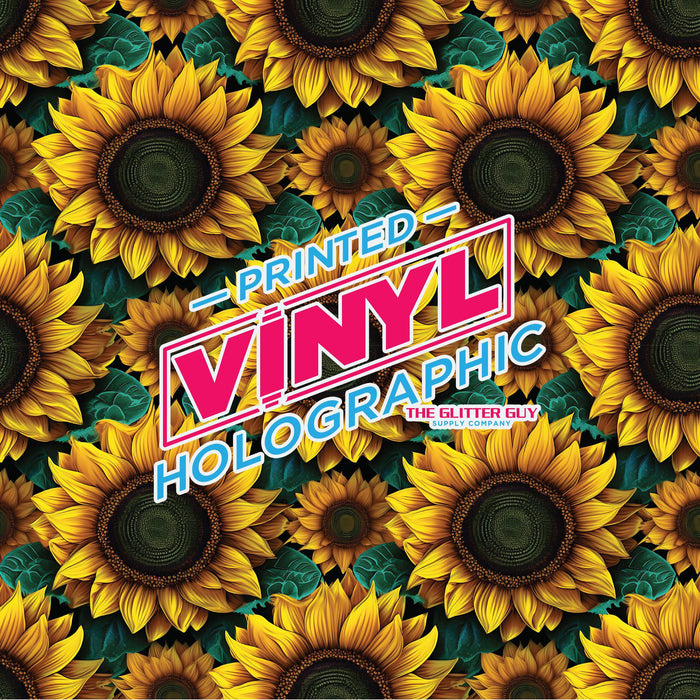 Printed Vinyl - Sunflowers | Printed Vinyl from The Glitter Guy