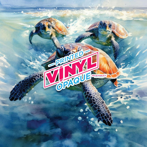 Printed Vinyl - Surfin Turtles | Printed Vinyl from The Glitter Guy