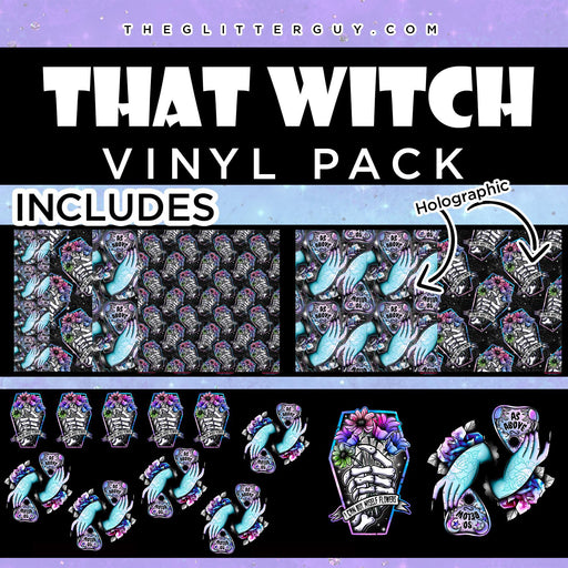 Printed Vinyl - That Witch Pack | Printed Vinyl from The Glitter Guy