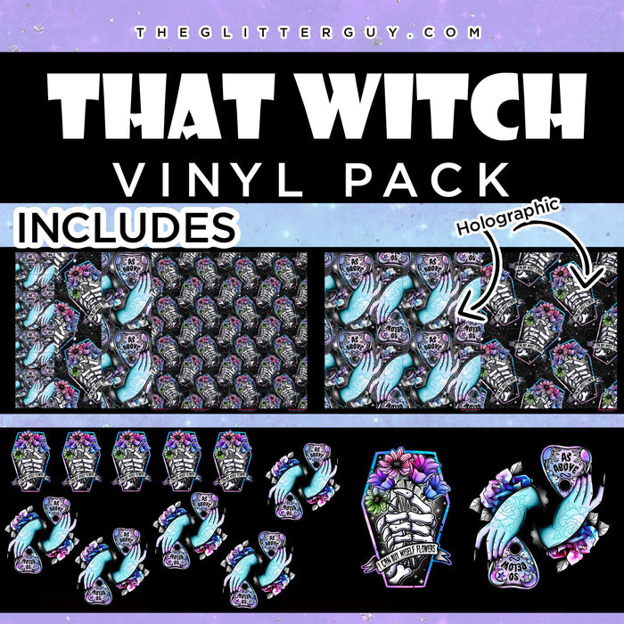 Printed Vinyl - That Witch Pack | Printed Vinyl from The Glitter Guy