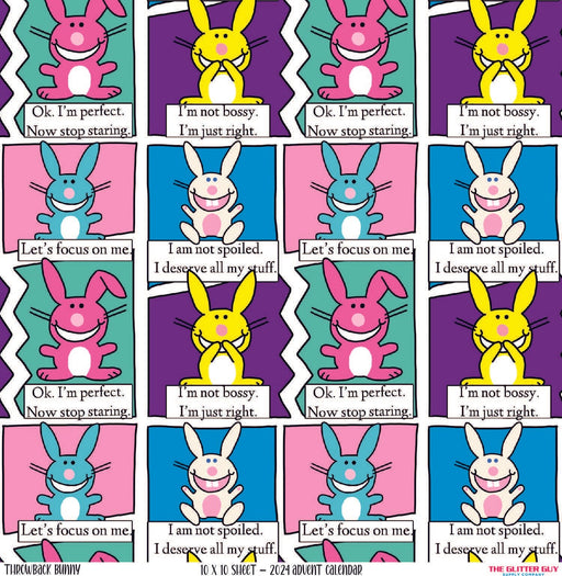 Printed Vinyl - Throwback Bunny | Printed Vinyl from The Glitter Guy