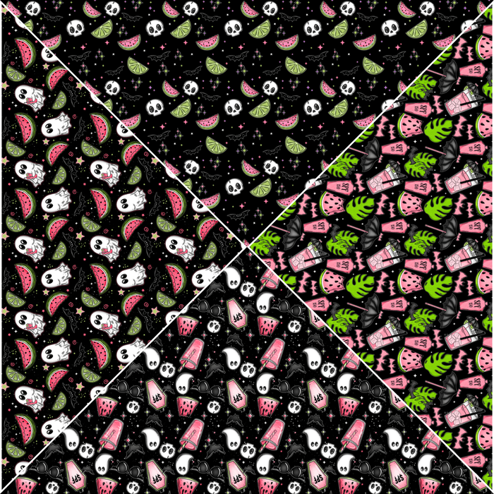 Printed Vinyl V Splits - Spooky Summer | Printed Vinyl from The Glitter Guy