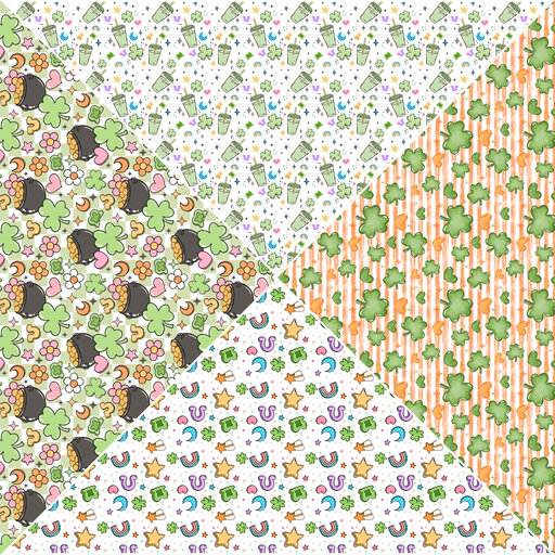 Printed Vinyl V Splits - St Patrick's Day | Printed Vinyl from The Glitter Guy