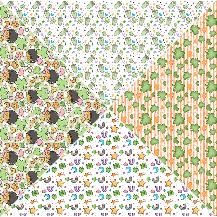 Printed Vinyl V Splits - St Patrick's Day | Printed Vinyl from The Glitter Guy