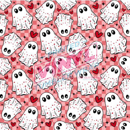Printed Vinyl - Valentines Day Ghosties | Printed Vinyl from The Glitter Guy