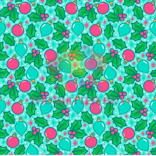 Printed Vinyl - Very Merry Pastel | Printed Vinyl from The Glitter Guy