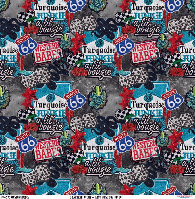 Printed Vinyl - Western Babes | Printed Vinyl from The Glitter Guy
