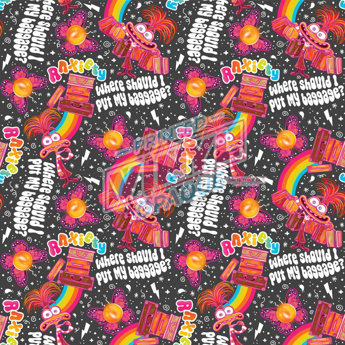 Printed Vinyl - Where Should I Put My Baggage? | Printed Vinyl from The Glitter Guy