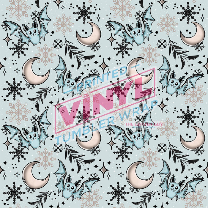 Printed Vinyl - Winter Bats | Printed Vinyl from The Glitter Guy