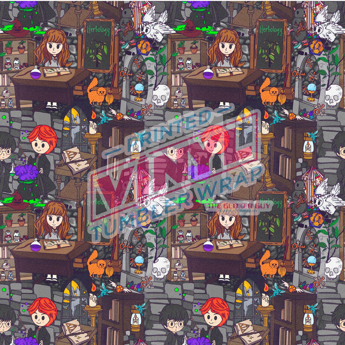 Printed Vinyl - Wizard Kids Stone | Printed Vinyl from The Glitter Guy