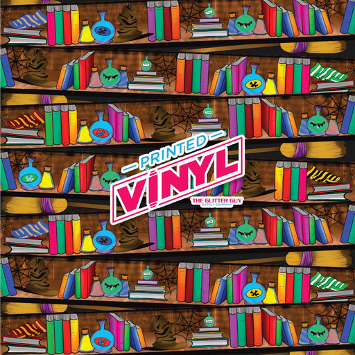 Printed Vinyl - Wizard Shelves | Printed Vinyl from The Glitter Guy