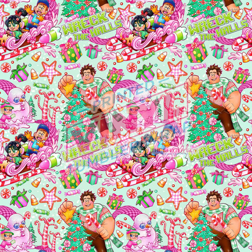 Printed Vinyl - Wreck The Halls | Printed Vinyl from The Glitter Guy