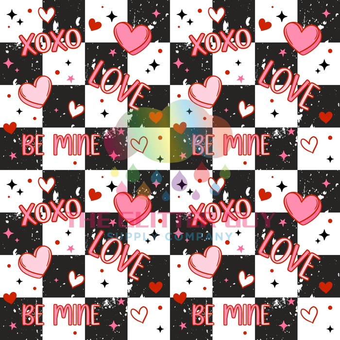 Printed Vinyl - XoXo Be Mine | Printed Vinyl from The Glitter Guy