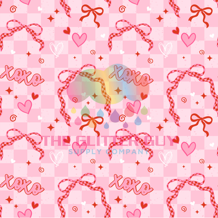 Printed Vinyl - XoXo Coquette | Printed Vinyl from The Glitter Guy