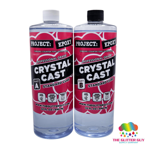 Project Epoxy: Crystal Cast - 64oz Kit | Epoxy from The Glitter Guy
