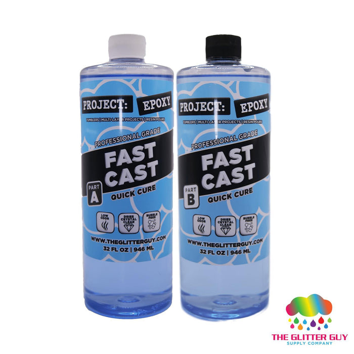 Project Epoxy: Fast Cast - 64oz Kit | Epoxy from The Glitter Guy