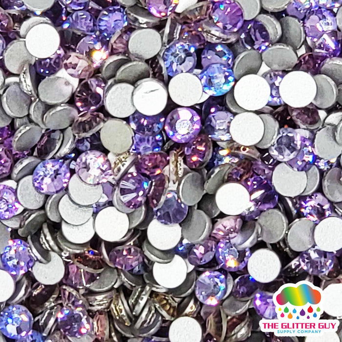 Purple Velvet | Rhinestones from The Glitter Guy