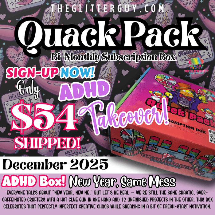 Quack Pack (Subscription Box) - December Edition *Shipping Included!* | Quack Pack from The Glitter Guy