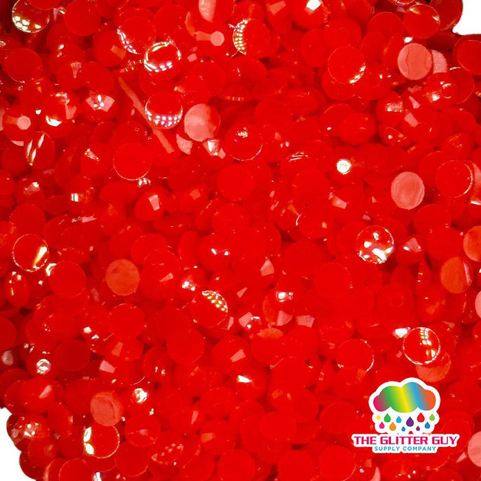Red - Jelly Rhinestone | Rhinestones from The Glitter Guy