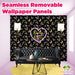 Seamless Removable Peel & Stick Wallpaper Panels | from The Glitter Guy