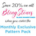 September 2023 Rhinestone Pattern Pack | Digital Download from The Glitter Guy