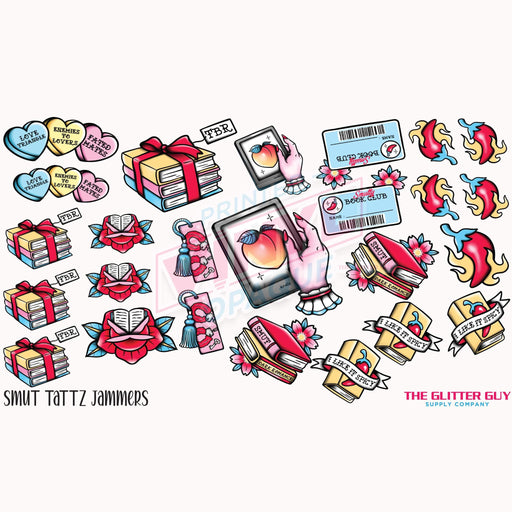 Smut Tattz - Premade Jammers Gang Sheet | Decals from The Glitter Guy