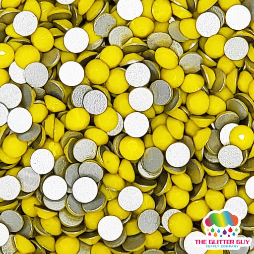 Solid Yellow | Rhinestones from The Glitter Guy