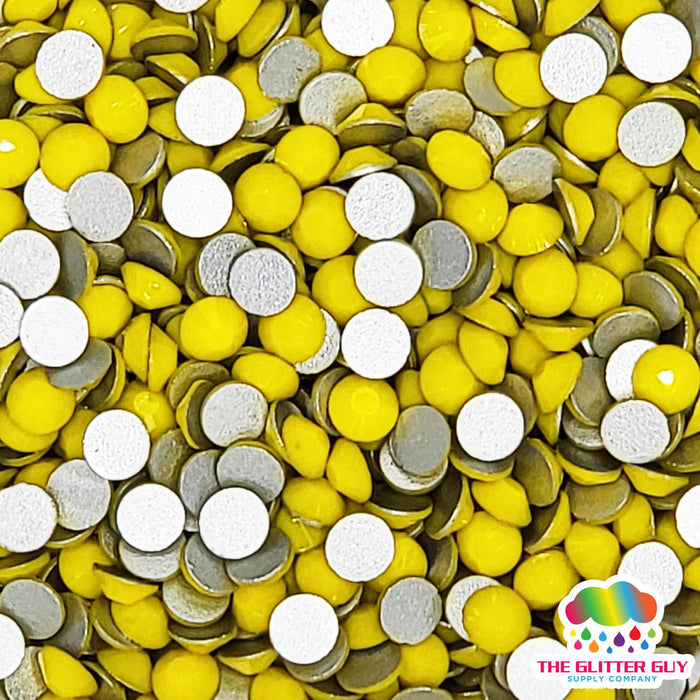 Solid Yellow | Rhinestones from The Glitter Guy