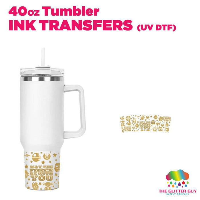 Space Wars | 40oz Tumbler Wrap - Ink Transfers (UVDTF) | UVDTF from The Glitter Guy