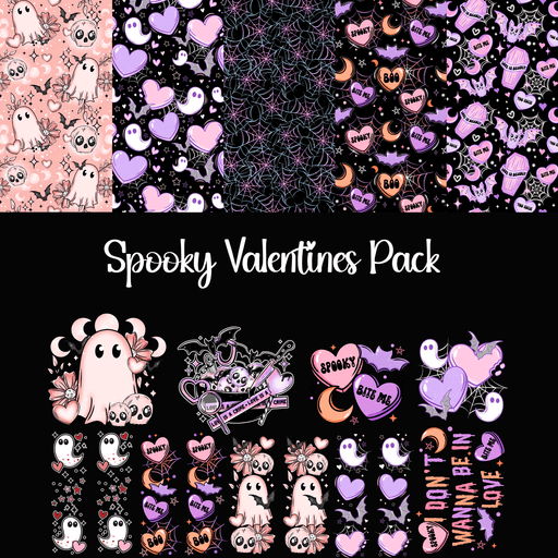 Spooky Valentine's Day - Printed Vinyl Bundle | Printed Vinyl from The Glitter Guy
