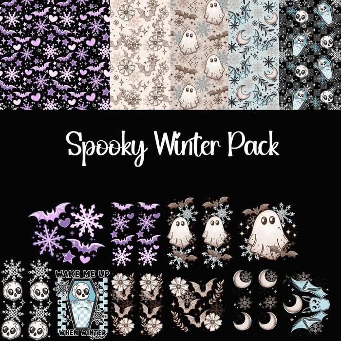Spooky Winter - Printed Vinyl Bundle | Printed Vinyl from The Glitter Guy