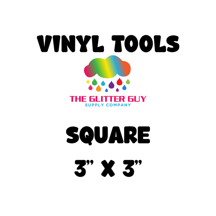 Square - Multiple Size Vinyl Cutting Template | from The Glitter Guy