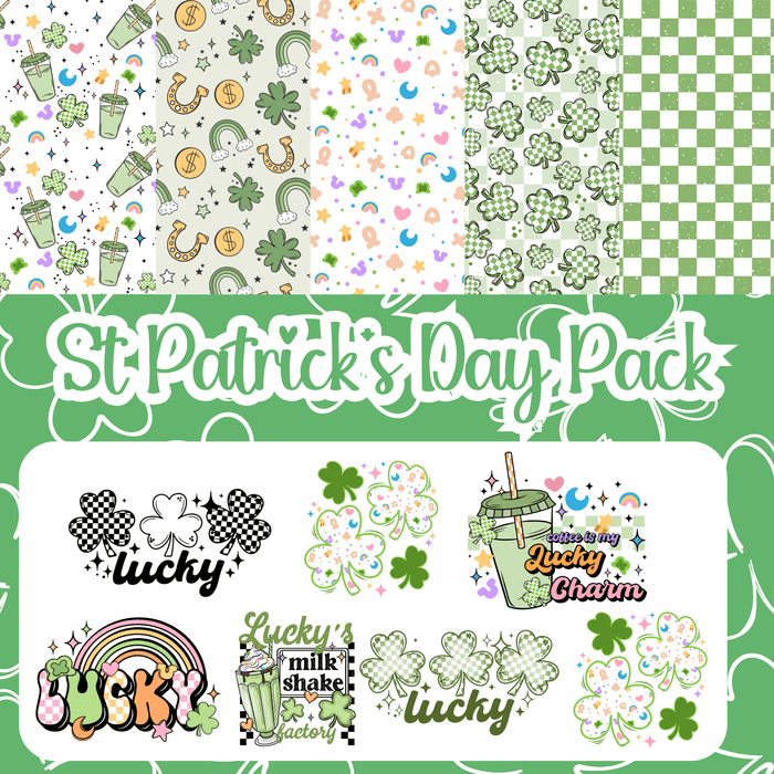 St Patrick's Day - Printed Vinyl Bundle | Printed Vinyl from The Glitter Guy