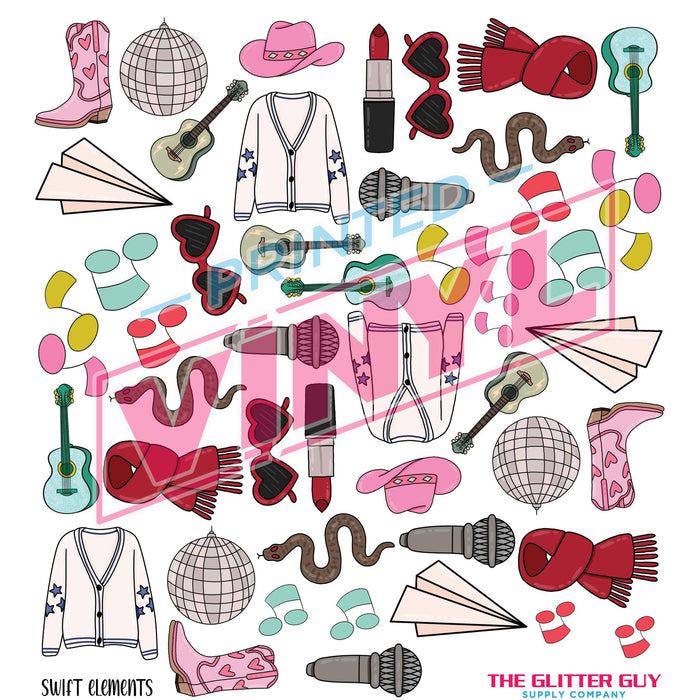 Swift Elements | Premade Gang Sheet | Gang Sheet from The Glitter Guy