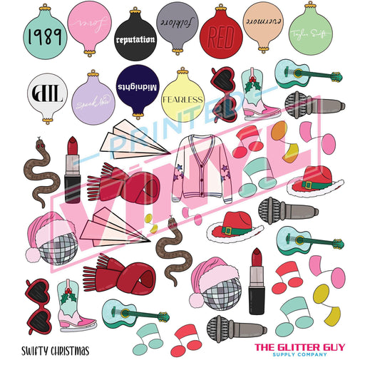 Swifty Christmas | Premade Gang Sheet | Gang Sheet from The Glitter Guy