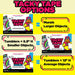 Tacky Tape [(10) 12" x 17" Double - Sided Adhesive Sheets Sheets Per Pack ] | Adhesive from The Glitter Guy
