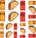 Tacos & Sauce - Premade Gang Sheet | Gang Sheet from The Glitter Guy