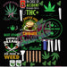 THC Stuff - Premade Gang Sheet | Gang Sheet from The Glitter Guy