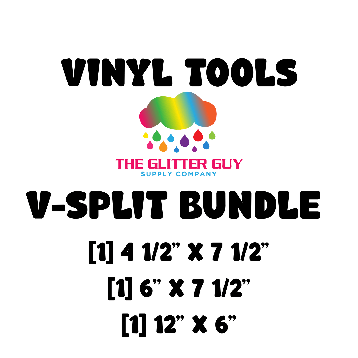 VSplit Bundle (3) Vinyl Cutting Templates — The Glitter Guy