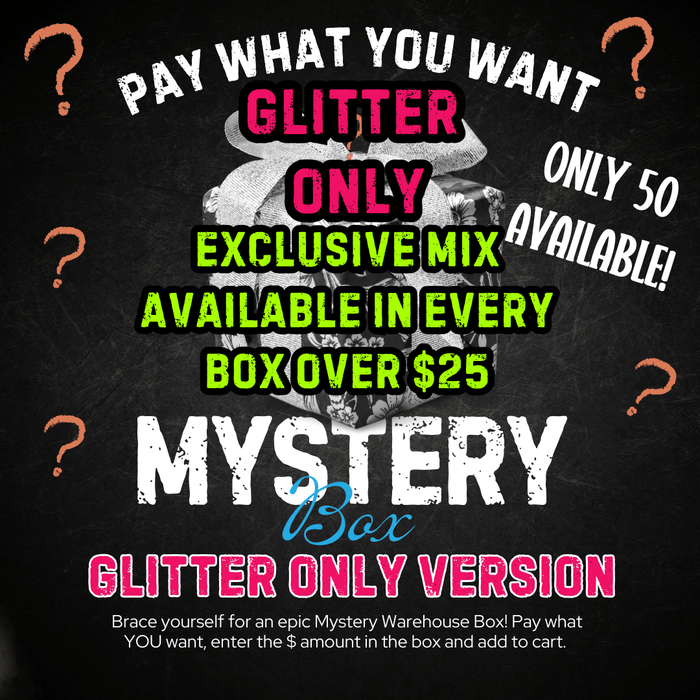 Warehouse Mystery GLITTER Boxes - ONLY ITEM IN CART PLEASE - PURCHASE SEPARATE | from The Glitter Guy