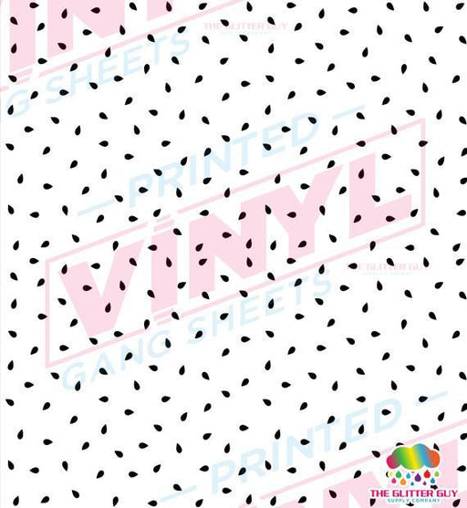 Watermelon Seeds | 10" x 10" Ink Transfer Sheet | UVDTF from The Glitter Guy