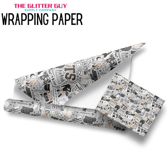 Wrapping Paper - Bad Blood | Printed Vinyl from The Glitter Guy